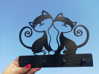Ключница "Котики"